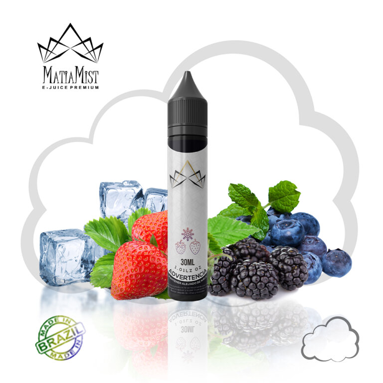 Juice MatiaMist Berry Ice, frasco de 30 ml