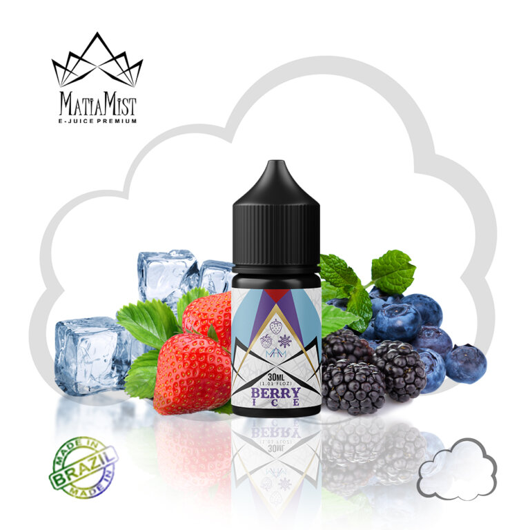 Nicsalt MatiaMist Berry Ice, frasco de 30 ml