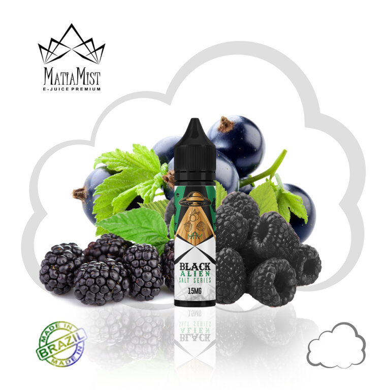 Nicsalt MatiaMist Black Alien, frasco de 15 ml