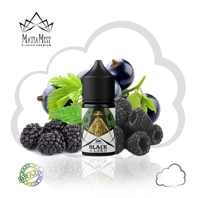 Nicsalt MatiaMist Black Alien, frasco de 30 ml