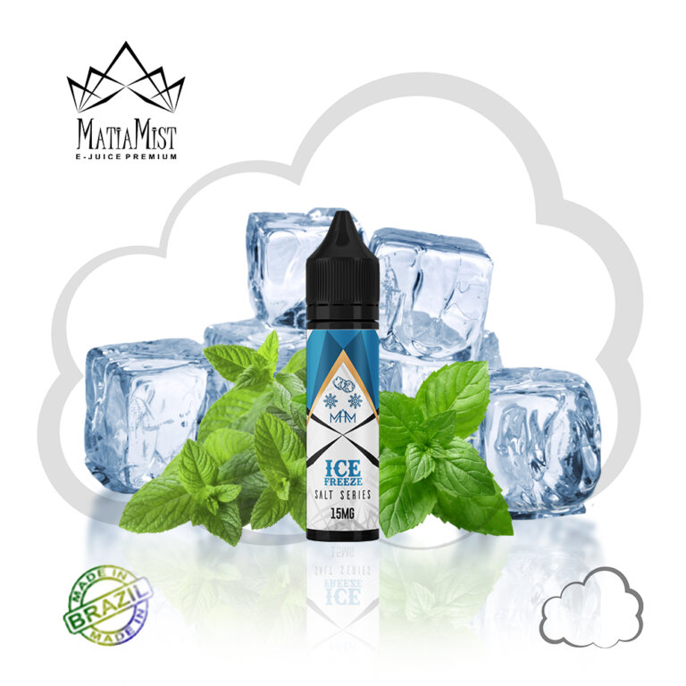 Nicsalt MatiaMist Ice Freeze, frasco de 15 ml