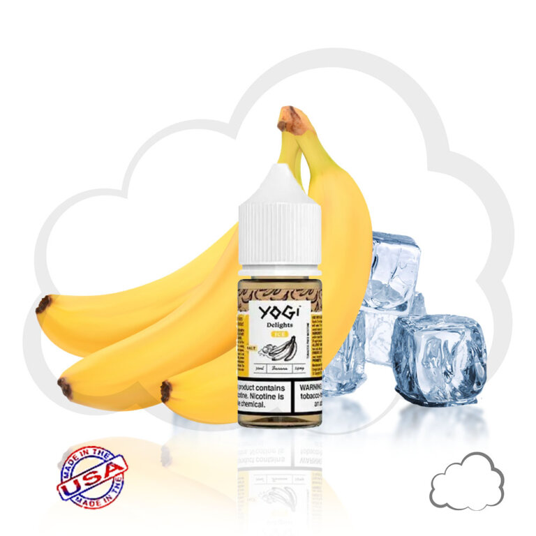 Nicsalt Yogi Banana Ice, frasco de 30 ml
