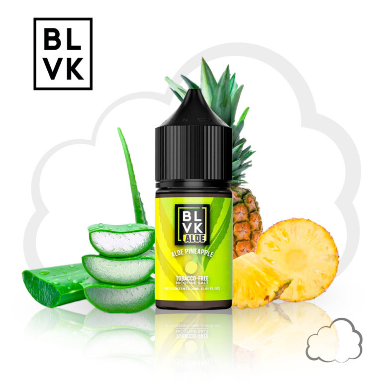 Nicsalt BLVK Aloe Aloe Pineapple, frasco de 30 ml