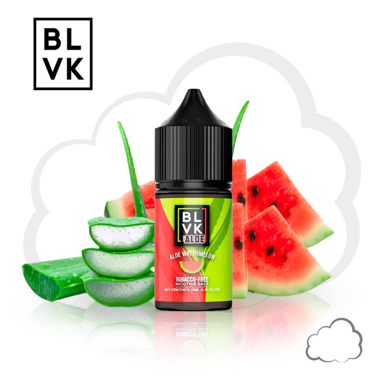 Nicsalt BLVK Aloe Aloe Watermelon, frasco de 30 ml