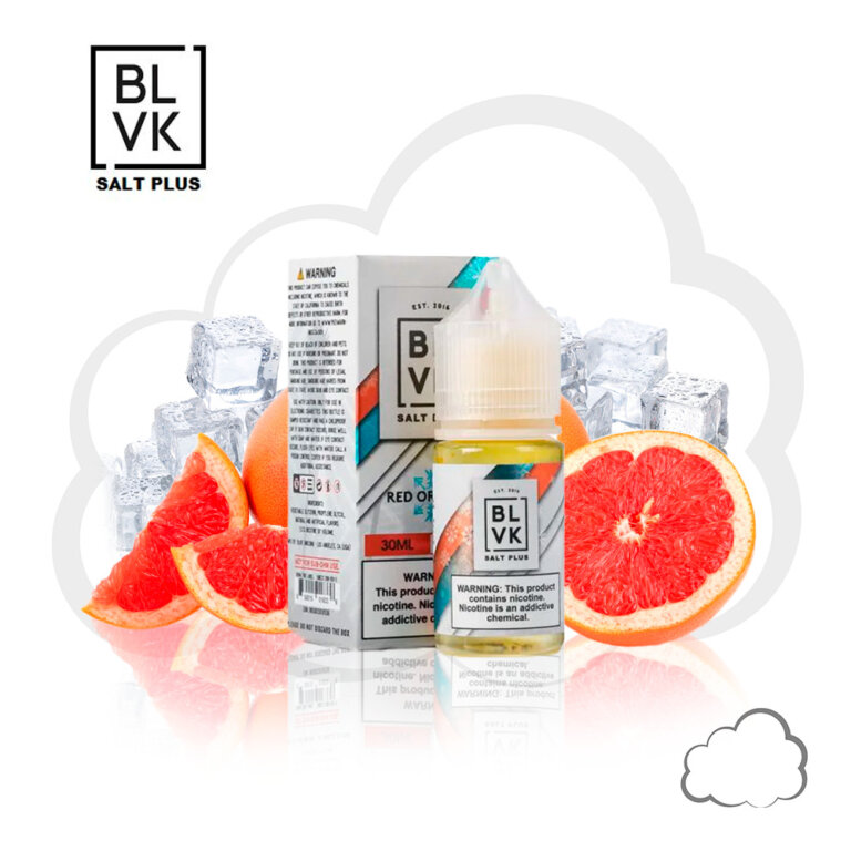 Nicsalt BLVK Red Orange Ice, frasco de 30 ml