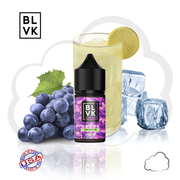 SaltNic - Blvk Purple - Grape Limeade Ice - 30ml