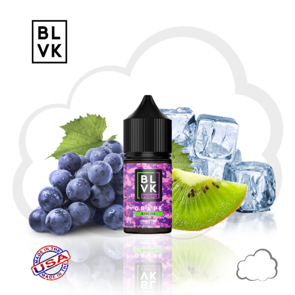 SaltNic - Blvk Purple - Grape kiwi Ice - 30ml - White Cloud Brasil