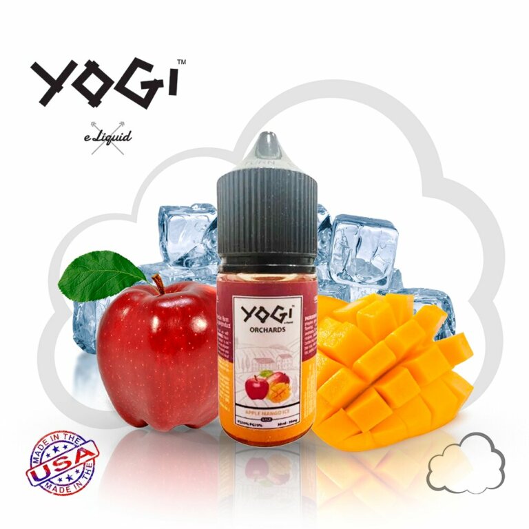 Nicsalt Yogi Apple Mango-, frasco de 30 ml