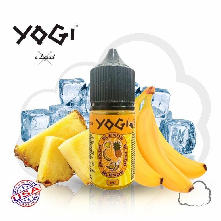 Nicsalt Yogi Banana Pineapple, frasco de 30 ml