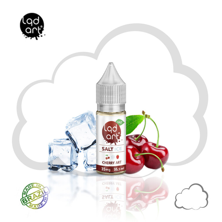 Nicsalt LQD ART Cherry Art, frasco de 15 ml
