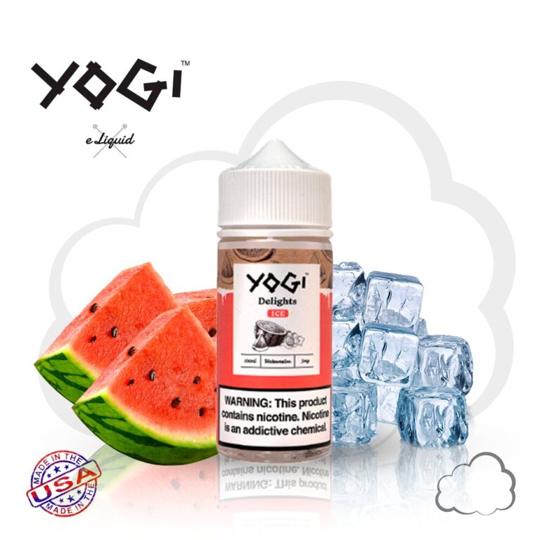 Juice Yogi Watermelon Ice, frasco de 100 ml