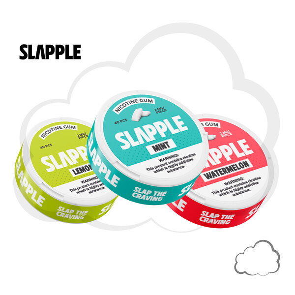 Chiclete de Nicotina - Slapple - Nicotine Gum