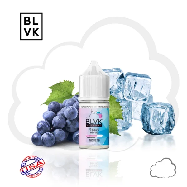 SaltNic - Blvk Salt Diamonds - Grape Menthol - 30ml