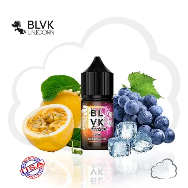 SaltNic - Blvk Fusion Salts - Passion Grape Ice - 30ml