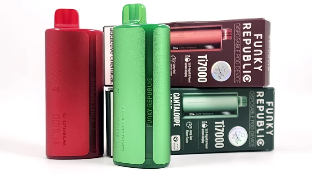 Características do Pod Descartável Elf Bar - Funky Republic - Ti7000 - 7000 puffs