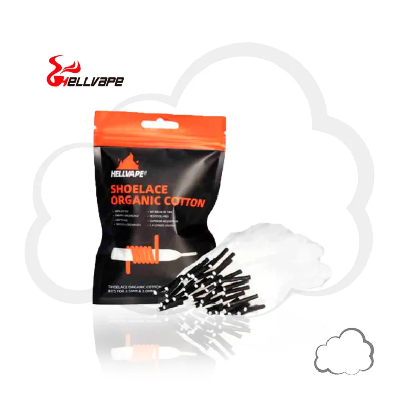 Algod&atilde;o - Hellvape - Shoelace Organic Cotton
