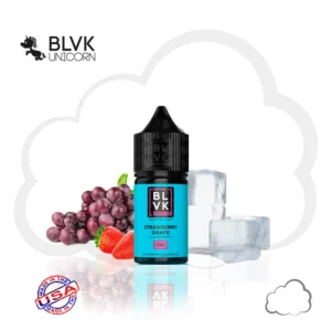 Blvk Fruit Ice - Strawberry Grape (Morango, Uva e Gelo) - 30ml - NicSalt