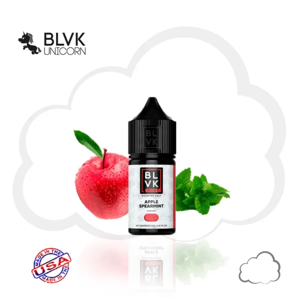 Blvk Mint - Apple Spearmint (Maçã e Hortelã Doce) - 30ml - NicSalt