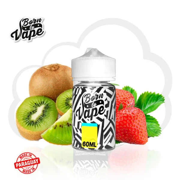 Born To Vape - Strawberry Kiwi (Morango e Kiwi) - 60ml - Freebase