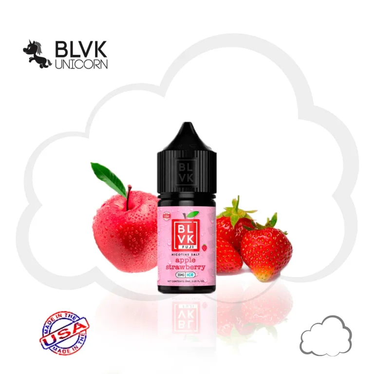 Blvk Fuji - Apple Strawberry (Ma&ccedil;&atilde; Fuji e Morango) - 30ml - NicSalt