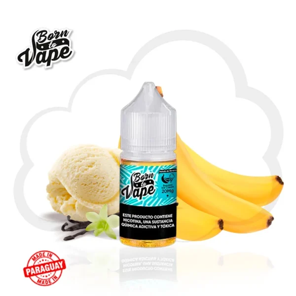 Born To Vape - Banana Ice Cream - 30ml - NicSalt