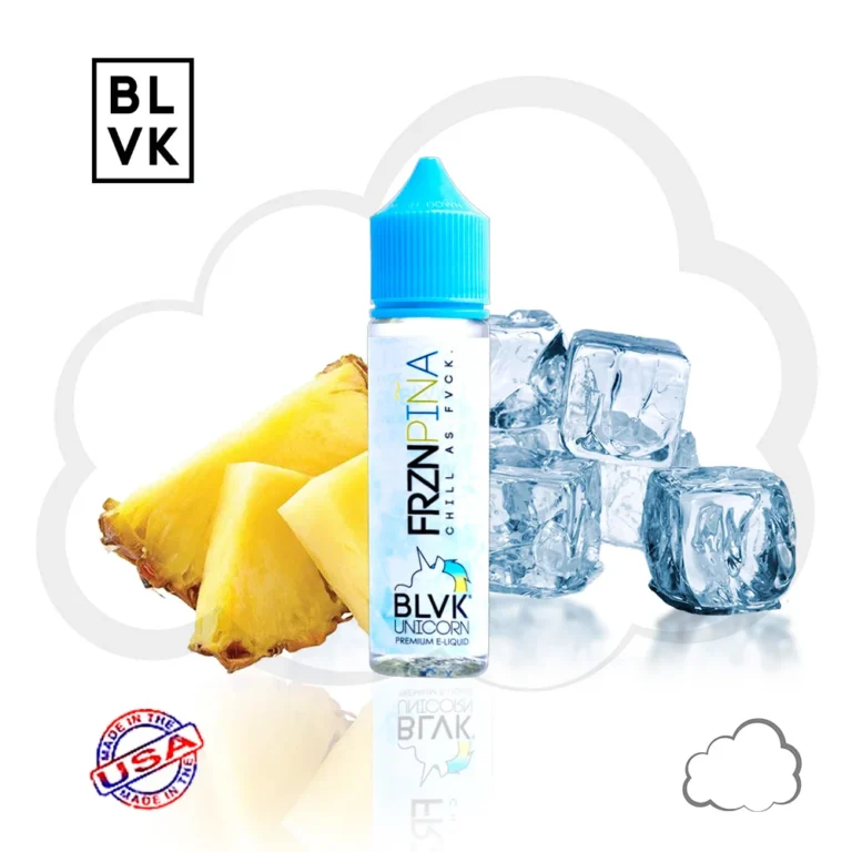 Juice Blvk Original Pineapple Menthol, frasco de 60 ml