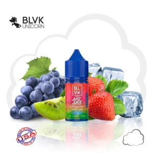 SaltNic - Blvk Just Juice - Strawberry Grape Kiwi Ice - 30ml