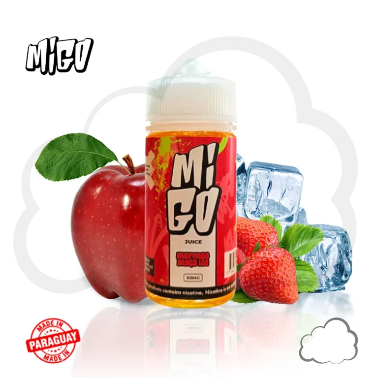 Juice - Migo - Morango Ma&ccedil;a Ice - 100ml