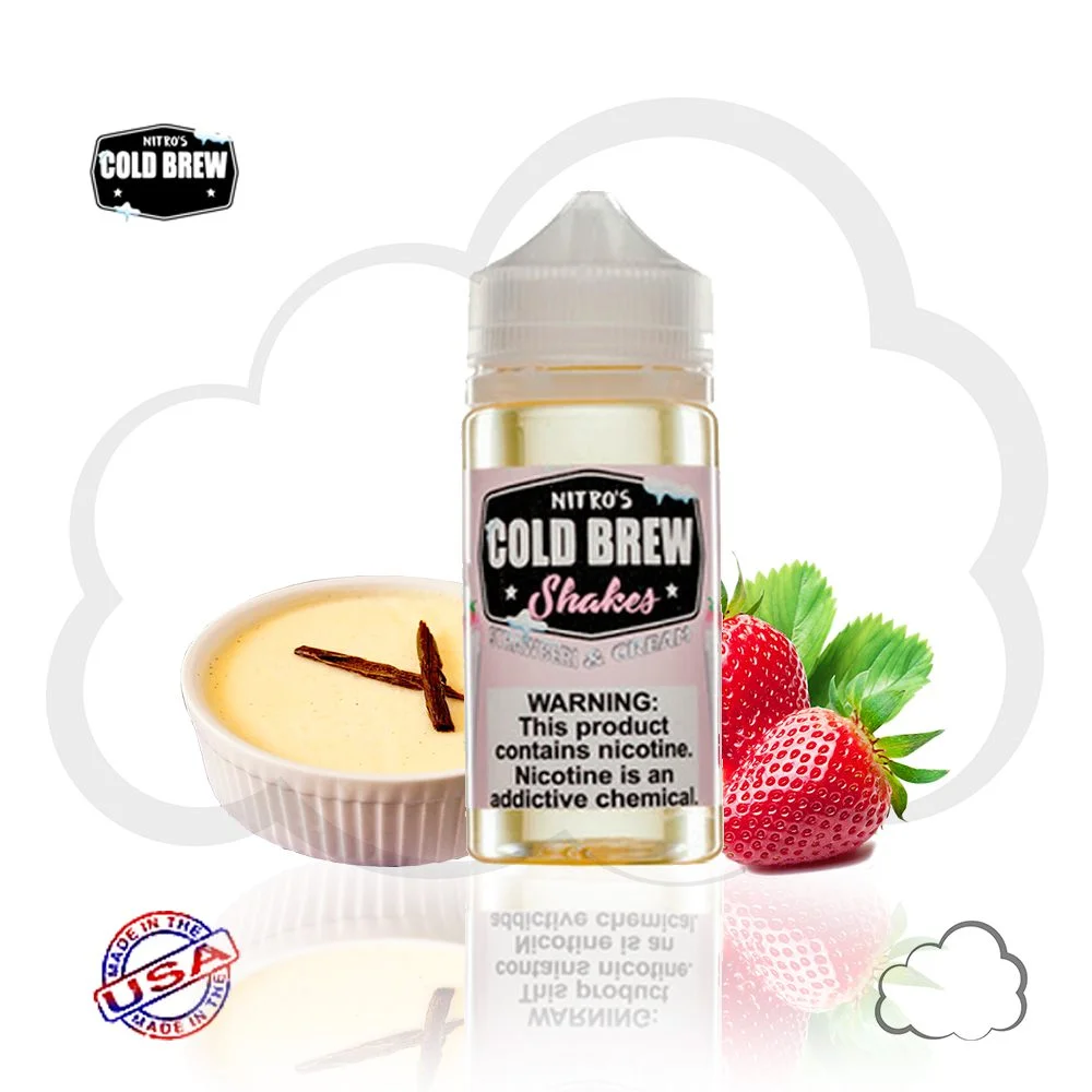 Juice - Nitro's Cold Brew - Strawberry & Cream - 100ml
