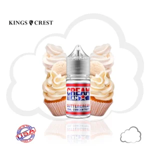 King's Crest & Jam Monster (Cream Team) - Buttercream - 30ml - NicSalt