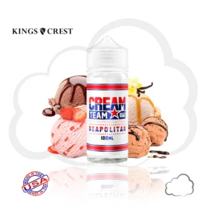 King's Crest & Jam Monster (Cream Team) - Neapolitan - 100ml - Freebase