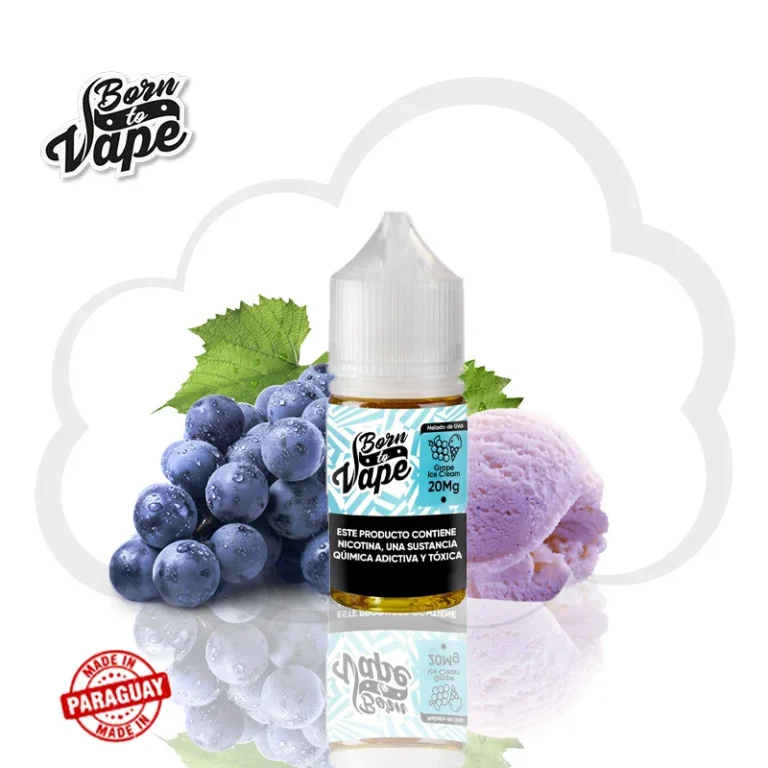 SaltNic - Born To Vape - Grape Ice Cream - 30ml